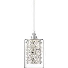 Kwoking features unique selection of modern pendant lighting. Possini Euro Design Chrome Mini Pendant Light 5 1 2 Wide Modern Led Crystal Clear Glass Fixture For Kitchen Island Dining Room Target
