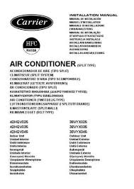 Related manuals for carrier central air conditioner. Carrier 42hqv035 Air Conditioner Download Manual For Free Now 3b7ef U Manual Com