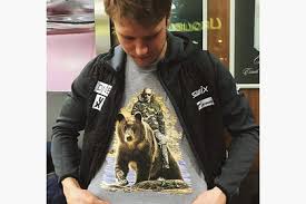 It says 'russia, in my birth certificate. Norwegian Biathlete Sorry About The Photo In The T Shirt Putin On The Bear Russian News En