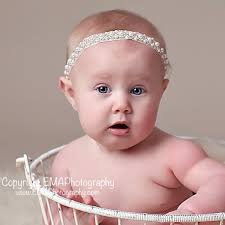 Pearl and Beaded Headband, Baby Headband, Baptism Headband, Christening  Headband, Beaded Flower Girl Headband, Halo Headband,bridal Headband