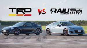 I'm looking to get one of these cars, but i don't really know whether to pick between the 86 or the brz. Subaru Brz Raiu Vs Toyota 86 Trd The Final Editions Youtube