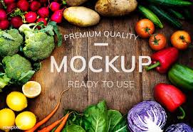 Download Premium Psd Of Aerial View Of Organic Vegetables On A Table Vegetables Organic Vegetables Healthy Organic