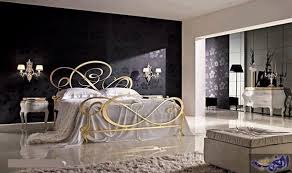 غرف نوم كلاسيك باللون الذهبي لمزيد من الفخامة المغرب اليوم