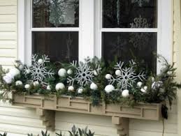 Christmas wreaths, no matter outside or inside you hang them, create a special atmosphere. 20 Easy Holiday Window Box Ideas Bless My Weeds