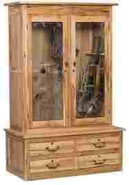 If you love a rustic charm, then you'll love this gun cabinet. Gun Cabinet Plans