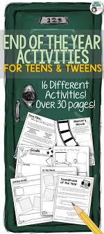 End Of The Year Activities For Teens And Tweens 16 Different Activities To Help You Get Throu Activities For Teens High School Students End Of Year Activities