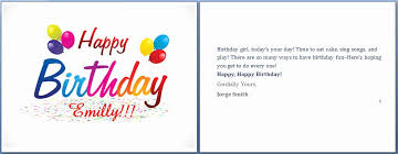 And it should paste into the bottom of the front card page. Printable Birthday Card Template Word Novocom Top
