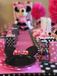 Minnie Mouse Birthday Party Ideas Photo 1 Of 4 Minnie Mouse First Birthday Minnie Birthday Party Twodles Birthday
