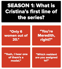 Julian chokkattu/digital trendssometimes, you just can't help but know the answer to a really obscure question — th. Grey S Anatomy Quizzes