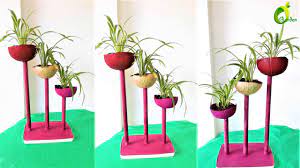 Discover more home ideas at the home depot. Beautiful Flower Pot Making At Home Using Waste Materials Organic Garden Youtube