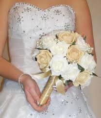 Ivory And Gold Wedding Bouquets Google Search Gold Wedding Bouquets Wedding Wedding Arrangements