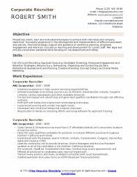 corporate recruiter resume samples