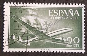 Sello España 1956 Superconstellation avión 20 cts - Filatelia: Sellos y  Estampillas | Sellos, Estampillas de correo, Estampillas