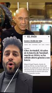 Fallece “el calvo de la Lotería de Navidad” (Clive Arrindell)  #loterianavidad
