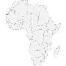 Large detailed political map of africa with all capitals. Free Blank Africa Map In Svg Resources Simplemaps Com
