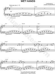 Minecraft medley arranged for piano solo. Wet Hands From Minecraft Sheet Music Piano Solo In A Major Download Print Sku Mn0122683