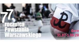 Rocznica 80 lat temu, 30 lipca 1941 r., w. Obchody 77 Rocznicy Wybuchu Powstania Warszawskiego Garwolin Egarwolin Pl