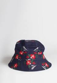 Flight Of Birds Bucket Hat In Navy Bucket Hat Hats Navy