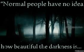 High quality next to normal gifts and merchandise. Normal People Have No Idea How Beautiful The Darkness Is Popular Inspirational Quotes At Emilysquotes