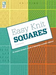 Did you scroll all this way to get facts about knit fabric panel? Knitting Books Easy Knit Squares