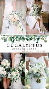 These are our favorite elegant and inexpensive wedding flower ideas. Green Wedding Flowers 50 Wedding Flowers Eucalyptus Wedding Decor Green Wedding Colors Eucalyptus Wedding