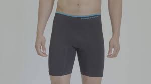 Mens Runderwear Long Boxer Black