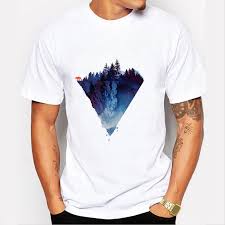 Us 7 9 39 Off Fashion Iceberg Print T Shirt Men Mountain Design T Shirts Casual Cool Mens Shirts Short Sleeve Trend Clothing In T Shirts From Mens