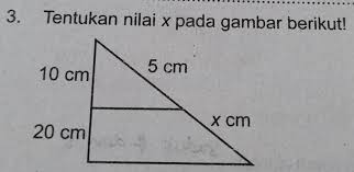 Adalah hasil perkalian semua faktor prima yang paling banyak muncul pada kedua bilangan tersebut. 3 Tentukan Nilai X Pada Gambar Berikut 5 Cm10 Cmx Cm20 Cm Brainly Co Id