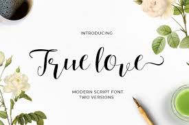 Download True Love Script Today We Have A Huge Range Of Script Font Products Available Commercial License Includ Modern Script Font Pretty Fonts Script Fonts