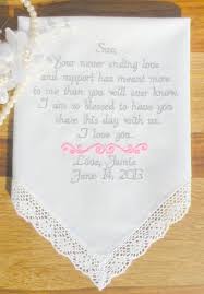 Pin By Marci Edwards On Stepmother Gift On Etsy Wedding Gifts For Parents Step Mom Gifts Embroidered Hankerchief Wedding