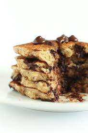 Healthy Chocolate Chip Oatmeal Cookie Pancakes Minimalist Baker Recipes Recipe Chocolate Chip Oatmeal Chocolate Chip Pancakes Oatmeal Chocolate Chip Cookies