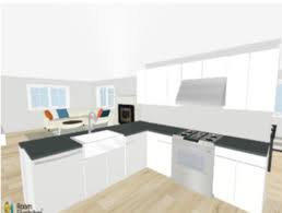 This kitchen island is made of welded steel and silvered alder wood, topped with a concrete work surface. Peninsula Raised Bar Seating Or Counter Height Seating