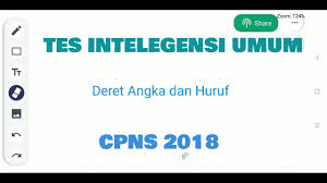 Roy indra gultom 5 mei 2021 02.13. Latihan Soal Tiu Deret Angka Dan Huruf Youtube