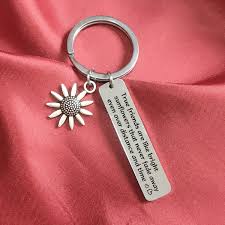 So gift them something special and tear up together to some songs about friendship. Sunflower Jewelry For Christmas Gift Inspirational Jewelry For Long Distance Friendship Gift Motivational Gift For Bff Gift Motivational Keychain Moving Away Gift Inspirational Gift Sunflower Keyring Key Cabinets Forms Recordkeeping Money
