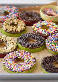 No Bake Apple Donuts Fork And Beans Recipe Snacks Snack Time Food