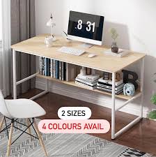 Free shipping on orders over $25 shipped by amazon. Free Courier Study Table Computer Desk With Shelf Ikea Desktop Laptop Black White Wooden Nordic