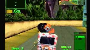 Sweet tooth is designed around the premise of a killer clown that drives a combat ice cream truck, and his face has been featured on the cover of every twisted metal game with the exception of twisted metal 2, making him the series mascot. Twisted Metal 2 Sweet Tooth With Dark Tooth S Special Glitch Youtube