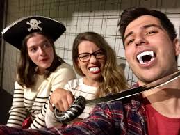 Pirates polar plunge event in Dauphin Island, AL