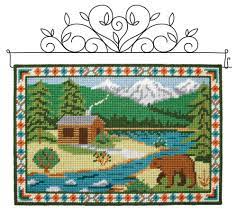 Aida 14, white or any fabric you like dmc colors: Plastic Canvas 101 Needlework Inspiration How To