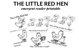 Check here for more free fairy tale activities! The Little Red Hen Activities Printables