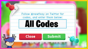 As far as we know, content creators who advertise working codes for adopt me in april. Roblox Adopt Me All Codes 2019 Youtube