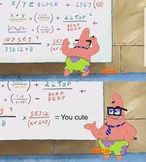 The Math Backs It Up You Are Cute Meme By Weirdal Memedroid