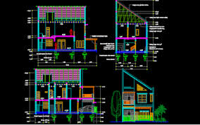تفاصيل معمارية وإنشائية لمخططات منازل عائلية مكونة من طابقين مجلتك المعمارية