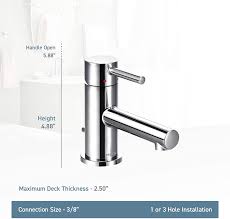 Free shipping on orders over $99. Moen 6191 Align One Handle Single Hole Low Profile Modern Bathroom Faucet With Drain Assembly Chrome Home Improvement Amazon Com