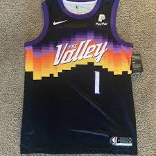 Across the chest of the jersey we see the rocky camelback mountain. Nba Shirts Phoenix Suns Devin Booker City Edition Jersey Poshmark