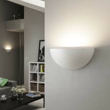 Many are available in two color palettes: Plaster Uplighter Wall Light Half Moon Paintable Gypsum Light Ceramic E14 Ses Ebay
