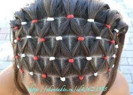 Hairstyle For Girls With Elastics Rubber Band Hairstyles Hair Styles Lemonade Braids Hairstyles
