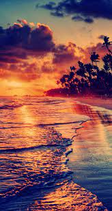 Pin By Ariel Lace On Beach Sea Sunset Wallpaper Beach Wallpaper Scenery