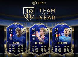 His overall rating is 88. Midfielder Ratings Of Fifa 20 Toty Card De Bruyne 98 Kante 97 De Jong 94 All Football