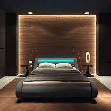 Wade Logan Rick Upholstered Low Profile Platform Bed Bedroom Bed Design Modern Luxury Bedroom Bedroom Interior